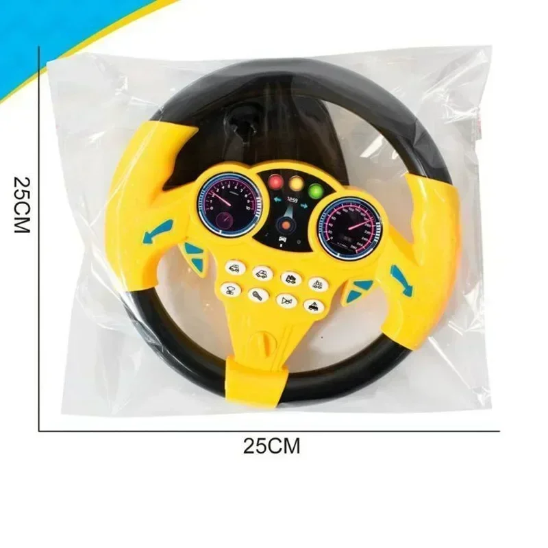 Infant Shining Interactive Steering Wheel Toy for Early Childhood Development