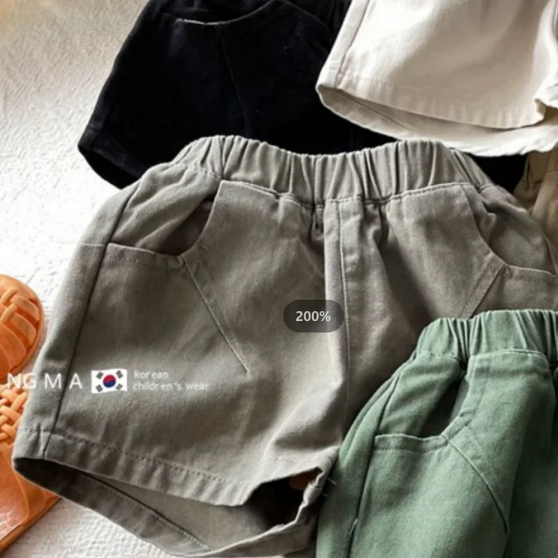 Kids Shorts Children Summer Shorts Casual Beach Shorts Cotton Short Pants For Boys Girls 80-130cm