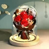 Diameter=23cm Height=25cm 30cm 35cm 40cm Big Size Glass Dome Home Decoration Log Base Transparent Cover DIY Friend Favor Gift 2