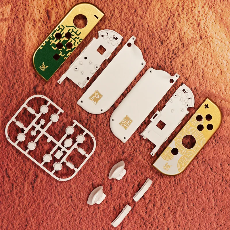 Nintendo Switch/OLED 용 교체 하우징 쉘 ZD Tears of The Kingdom 한정판 케이스 뒷면 커버 DIY 수리 부품