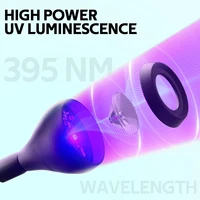 UV LED Nail Lamp For Drying Gel Polish Clip-On Flexible Tube UV Gel Curing Lamp Portable USB Mini UV Light Dryer For Manicure 2