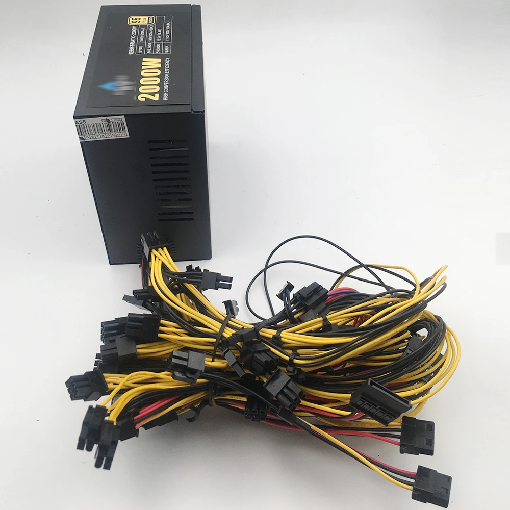 2000W PSU For Bitcoin Miner ATX 2000W For Mining For Rendering Support 8 Graphics Cards 5 2000W PSU For Bitcoin Miner ATX 2000W For Mining For Rendering Support 8 Graphics Cards - Image 3