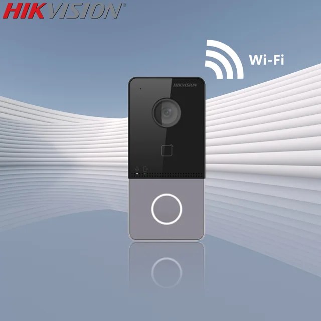Hikvision DS-KIS603-P(C) Video Intercom Kit Built-in Mic DS-KV6113-WPE1(C) Doorbell DS-KH6320-WTE1 Poe Door Station WIFI Monitor 3