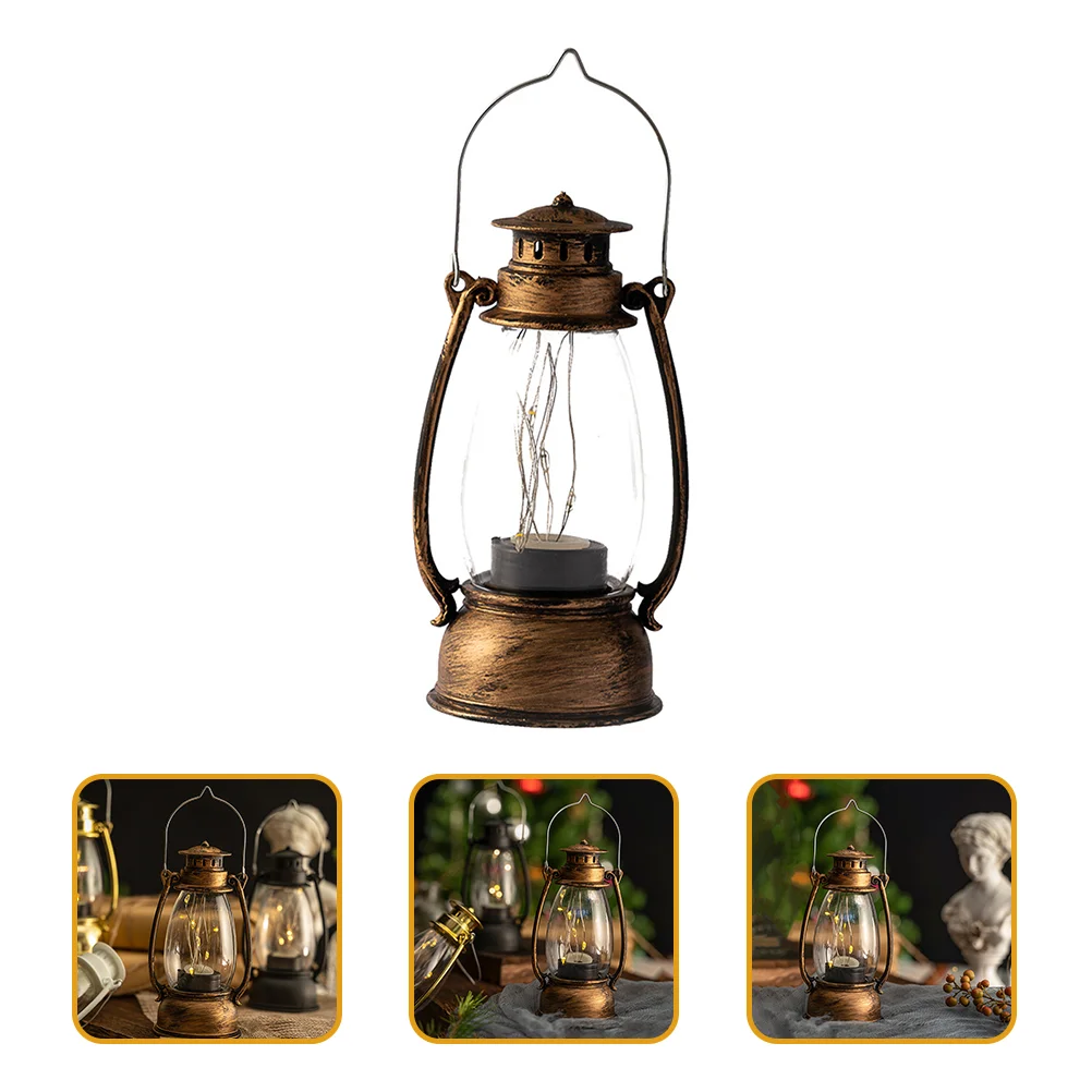 

Retro Lamp Flickering Flame Vintage Light Electronic for Decor Decorative