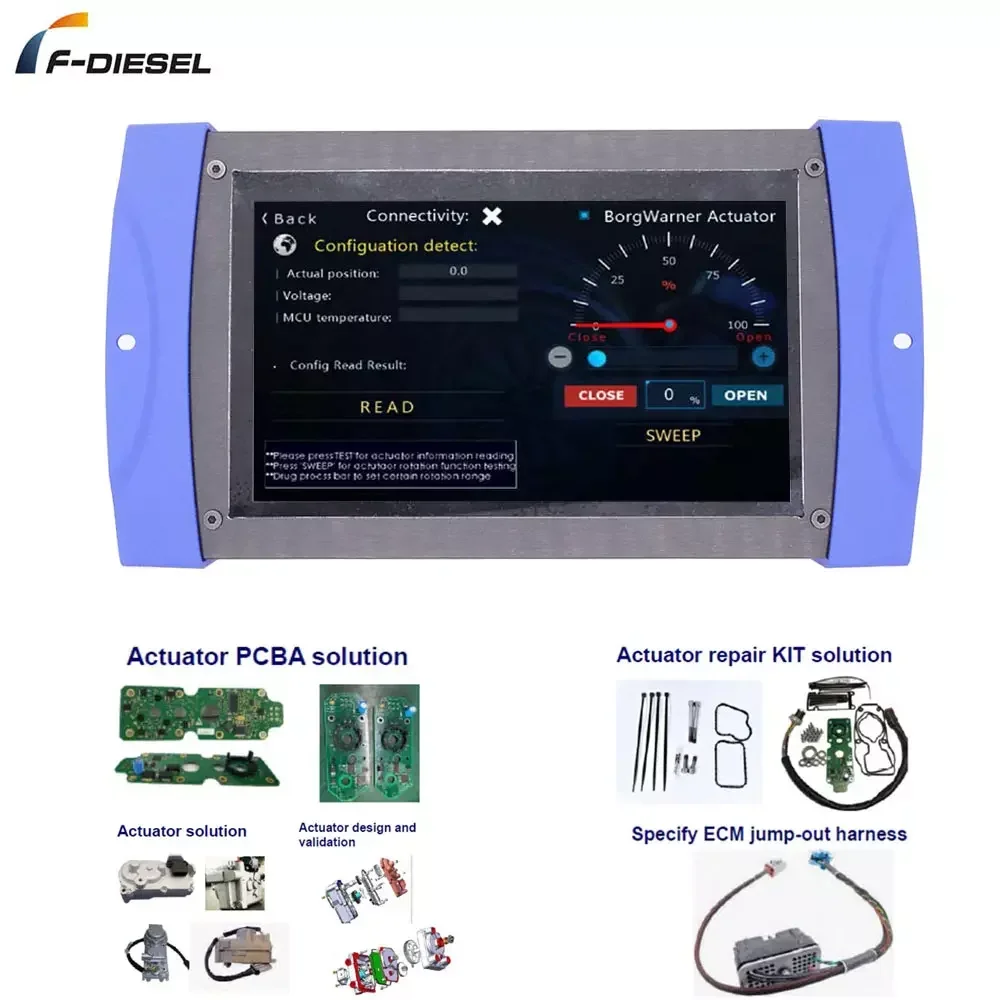 i-Turbo 3 Training] F-Diesel i‐Turbo 3 Intelligent Turbo Actuator Tester  and Programmer basic introduce (1) - F-DIESEL Common Rail Injection System  Components,Engine Parts and Automotive Electronics Parts Mall