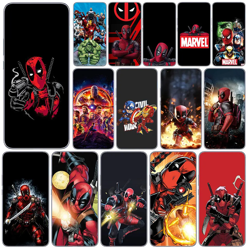 Marvel Avengers Deadpool Cover Custodia Per Telefono Per Motorola Moto One G8 G7 Play Action Fusion Plus Power Vision Zoom Hyper Macro
