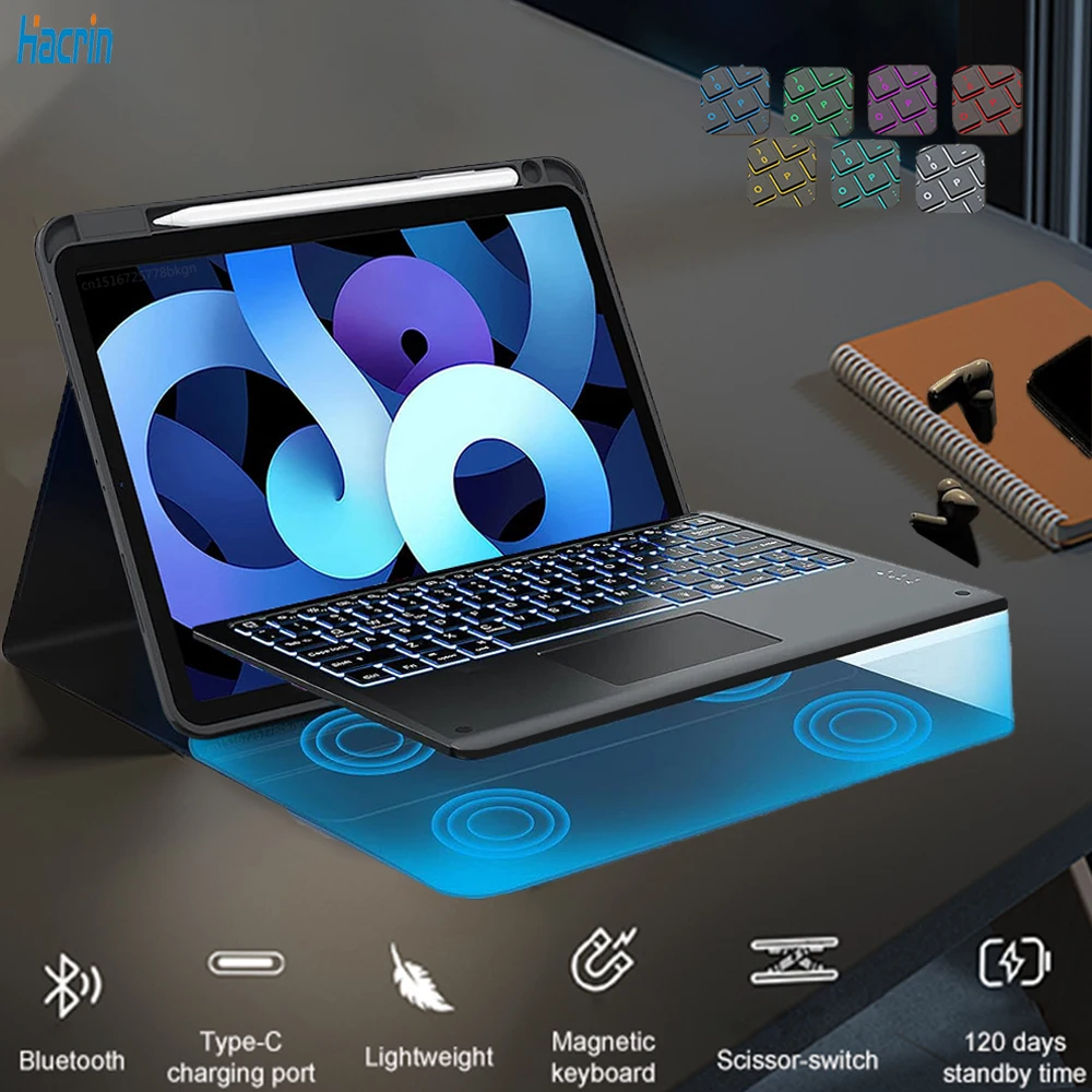 Custodia Per Tastiera Per Ipad 10Th Generation Pro 11 10.9 Air 4 Air 5 Ipad Pro 12.9 6Th 5Th 4Th 3Rd Gen Air 3 Custodia Magica Per Tastiera