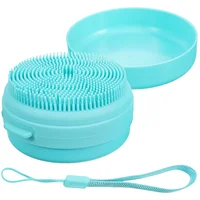 Bathing Brush Head Silicone Exfoliating Brush Scrubber Showering Brush Body Clean Scrubber Shower Gentle Massage Bath Scrubber 1