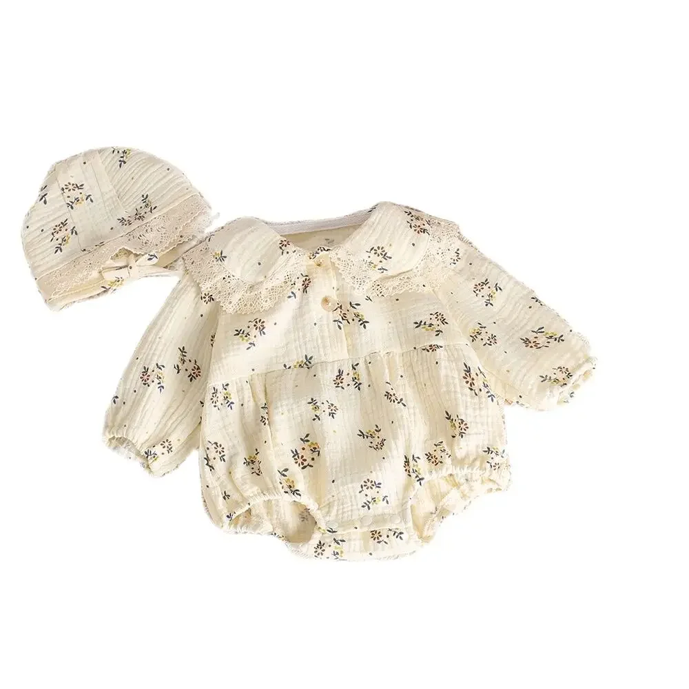 ملابس أطفال ربيعية جديدة لعام 2025 بدلة مُزينة بال...