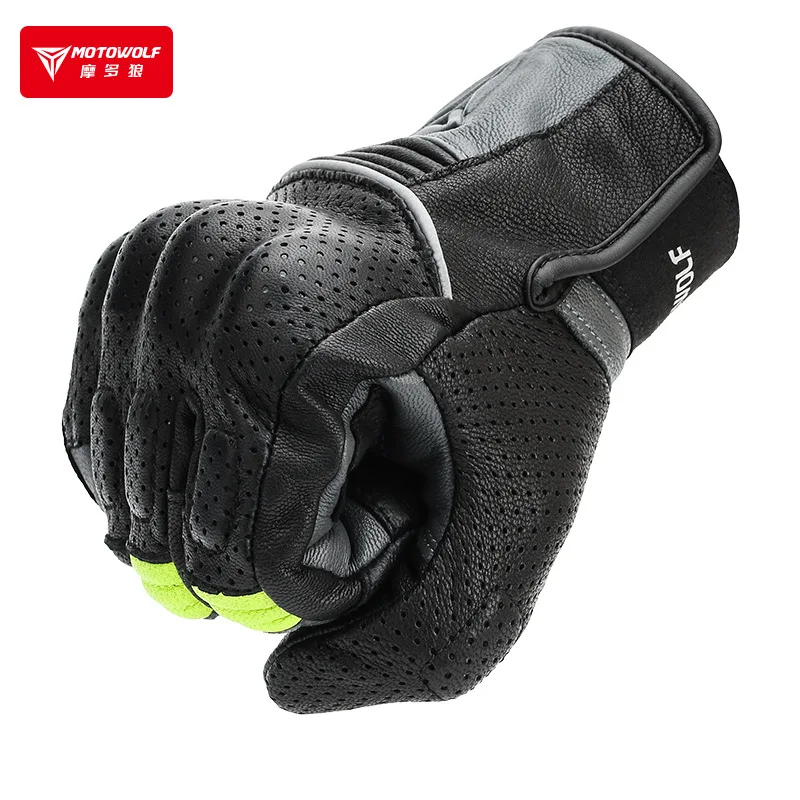 Men\'s Leather Summer Motorcycle Gloves Motorbike 오토바이 장갑 Luvas Motocicleta Handschuhe Gant Guantes Moto Verano Luva Motociclista
