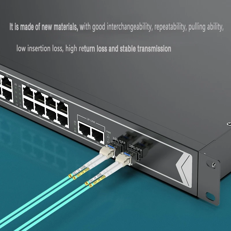 10G OM3 LC/UPC-LC/UPC Multimode Duplex 2.0mm Fiber Patch Cable LC Fiber Optic Patch Cord Optical Cable fiber optic patch cable