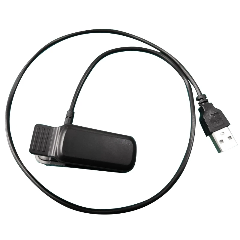Charger Clip 2-pin 3mm/4mm USB Port Emergency Charger Dock Station50cm Charging Cable for Smart Watch Bracelet
