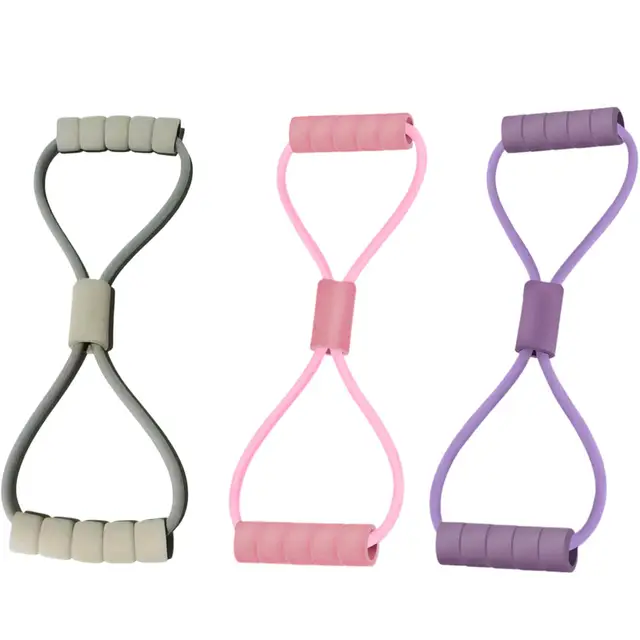 1 Pc 8-word Type Resistance Band Stretch Fitness Elastic Exercise Belt Elastic Arm Band Yoga Women Equipment Equipment 2