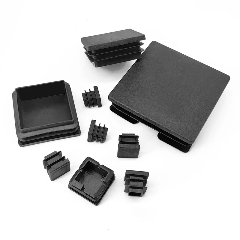 10mm-50mm Furniture Table Foot Tip Chairs Legs Pad Protector Cover Square Screw Caps Pipe Plug Lid Tube Hole Protection End Cap table foot pad table leg tips floor protector caps silicone rubber caps rubber caps silicone rubber plugs pipe end cap