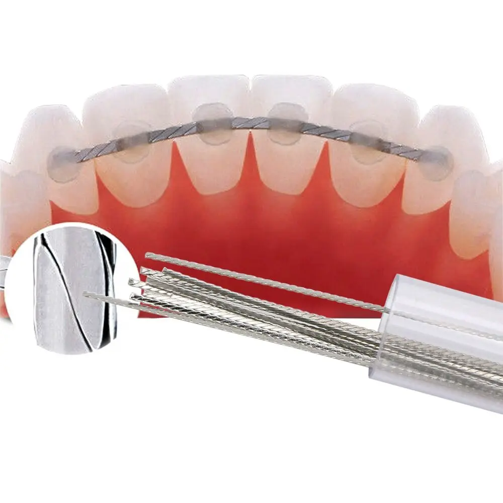 DentalOrthodonticBracketLingualRetainerWireStainlessSteel010x