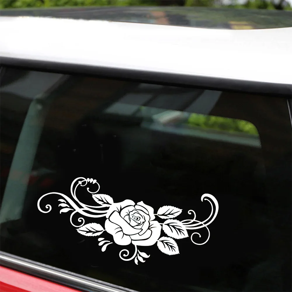 Autocollant Voiture Fleurs De Cerisier - Vinyle Imperméable Réfléchissant - 2 Tailles - Pour Vitre, Pare-Chocs, Moto - 7