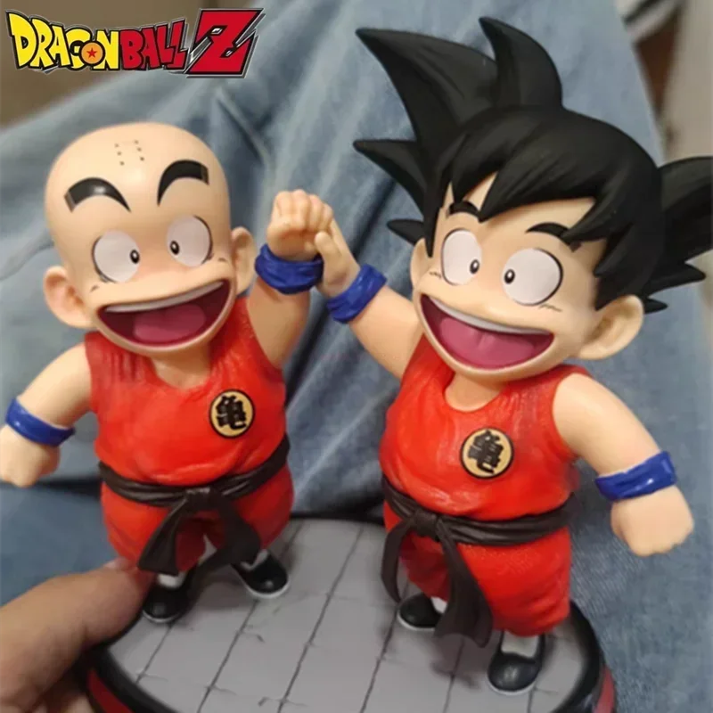 

Фигурка Dragon Ball Son Goku Krillin, 14 см, аниме-фигурка, кавайная детская статуэтка, искусственная кукла, коллекция, декоративные игрушки, подарок