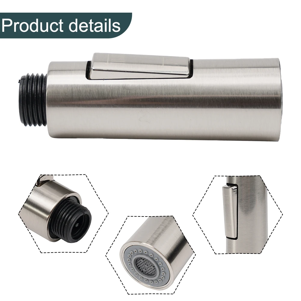 

Durable Sprayer Head Tarnishing 85*30mm Brushed Nickel Build To Resist Scratches Centralized Type Injection Type