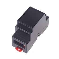 DIN Rail PLC Junction Box - Plastic Electronics Project Case, 4 Colors, 88x37x59mm, Rail Mount Instrument Housing (A8)
