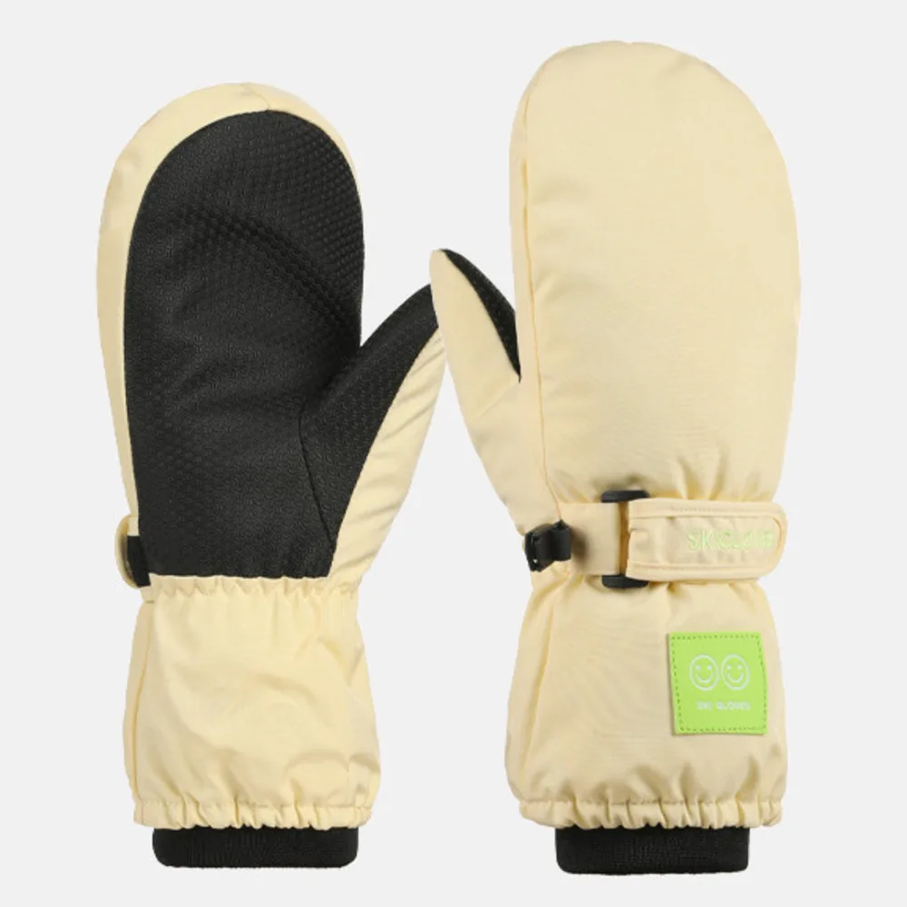 Luvas de esqui quentes de outono, proteção contra o frio nos dedos para ciclismo de inverno, esportes infantis, meninos e meninas, antiderrapante,_voghion.com