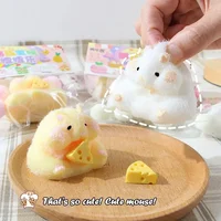 Cute Plush Cat Paw Hamster Fidget Toy Mochi Antistress Stress Relief Toy For Adult Children PU Slow Rebound Sensory Toys 1