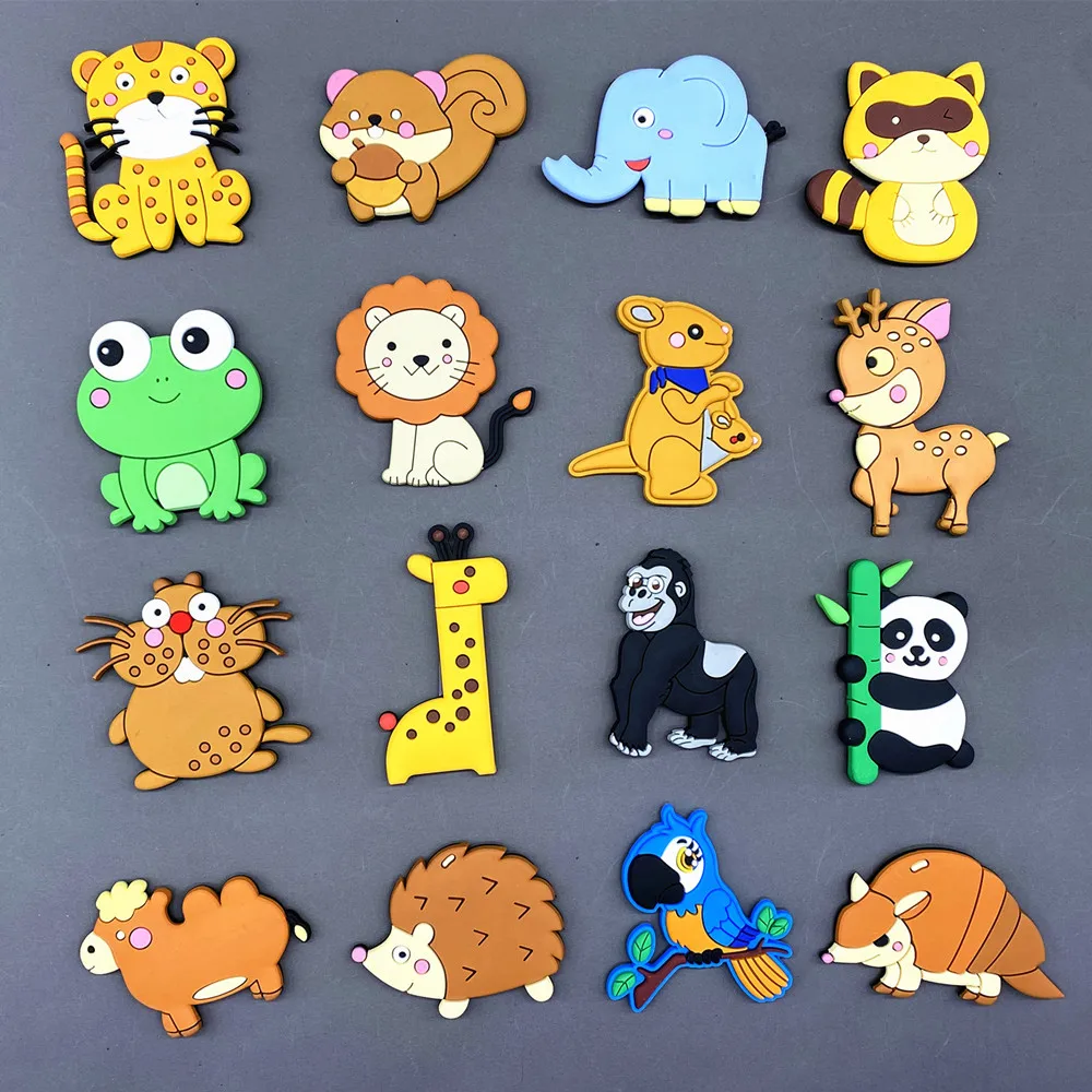 PVC Fridge Magnet Farm Animal Magnets for Children Kids Magnetic Toy magnetic fridge magnets magnetic fridge stickers