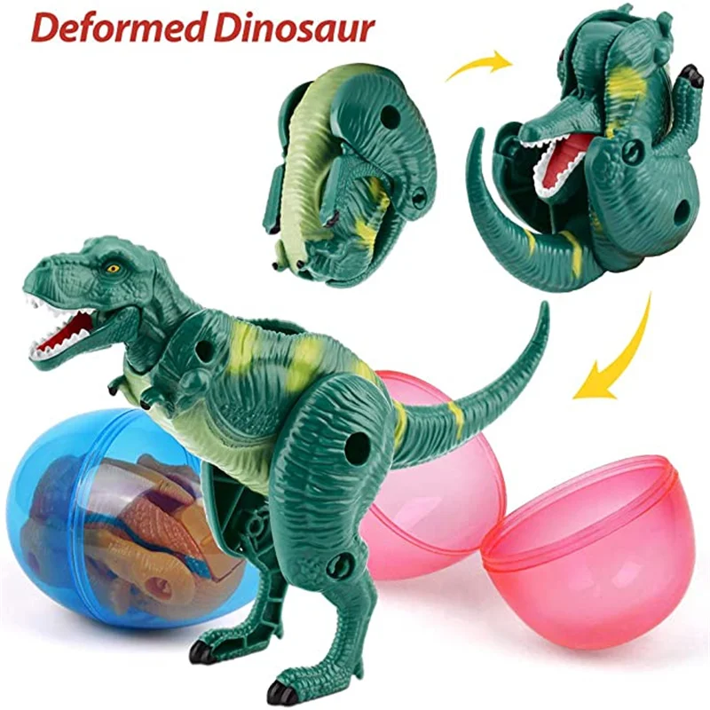Dinossauro Surpresa Em Ovo Articulado Deformer Dinossaur Egg em Promoção na  Americanas