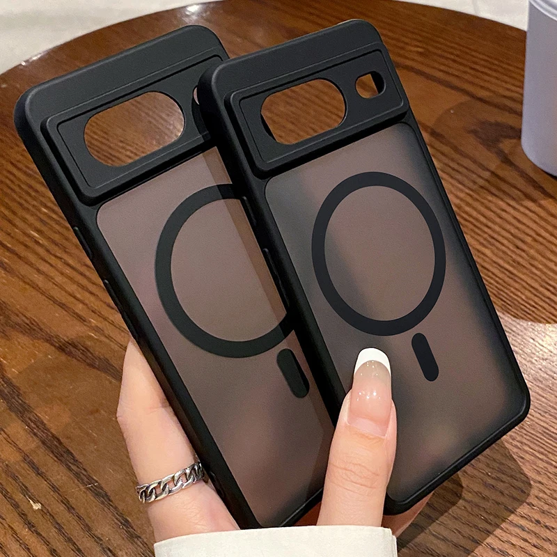 Magnetic Matte Acrylic Phone Case with Magsafe Wireless Charging Compatibility