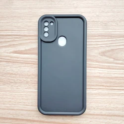 Shockproof Back Cover with Skin Feel - Enhanced Protection Phone Case - Galaxy M21s (Tyjt black)