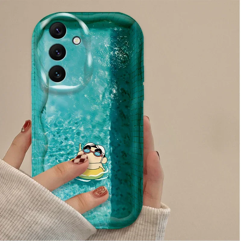 Lovely Swim C-Crayon S-ShinChan Phone Case Cover