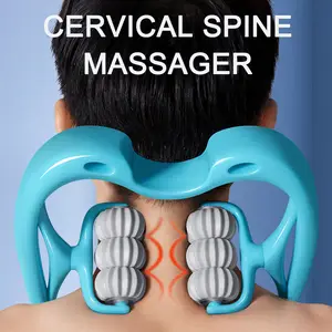 Ciieeo Massager Roller Manual Neck Massager Deep Tissue Dual Trigger Point  Shoulder Massager Muscle Massage Roller Foam Roller Trigger Point Roller