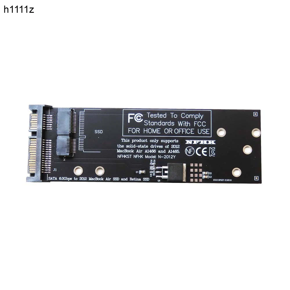 

SATA к 2012 MacBook Air A1465 A1466 SSD конвертировать адаптер карты переходник карта SATA 6 Гбит/с до 2012 Macbook Air SSD и Retina SSD