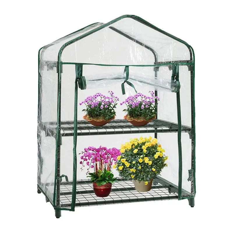 Outdoor For Garden Giardinaggio Warm Waterproof Serra Mini Fioriera Portatile House Flower Frame Meaty Sun Room Hothouse Cover