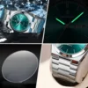 New Ultra-thin Luxury and Fashionable Men Watch Waterproof Luminous Quartz Watch Men Gentleman Watch 4