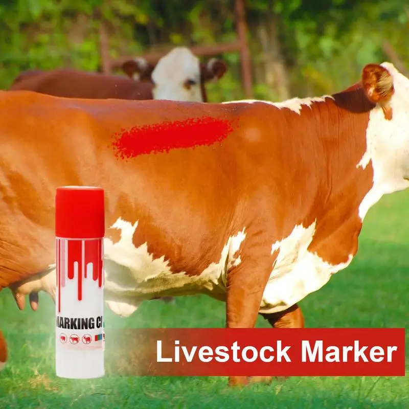 Animal Livestock colored crayons Safe High-purity Paraffin-based Skin Marking Paint Pens Pig Cattle Sheep Animals Identify Pen