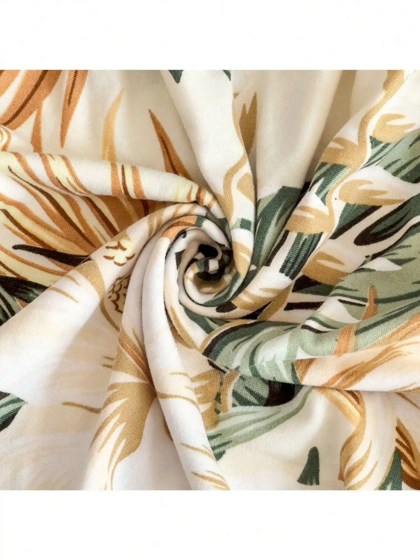 Outdoor Tropical Print Sofa Cushion Cover Image 6