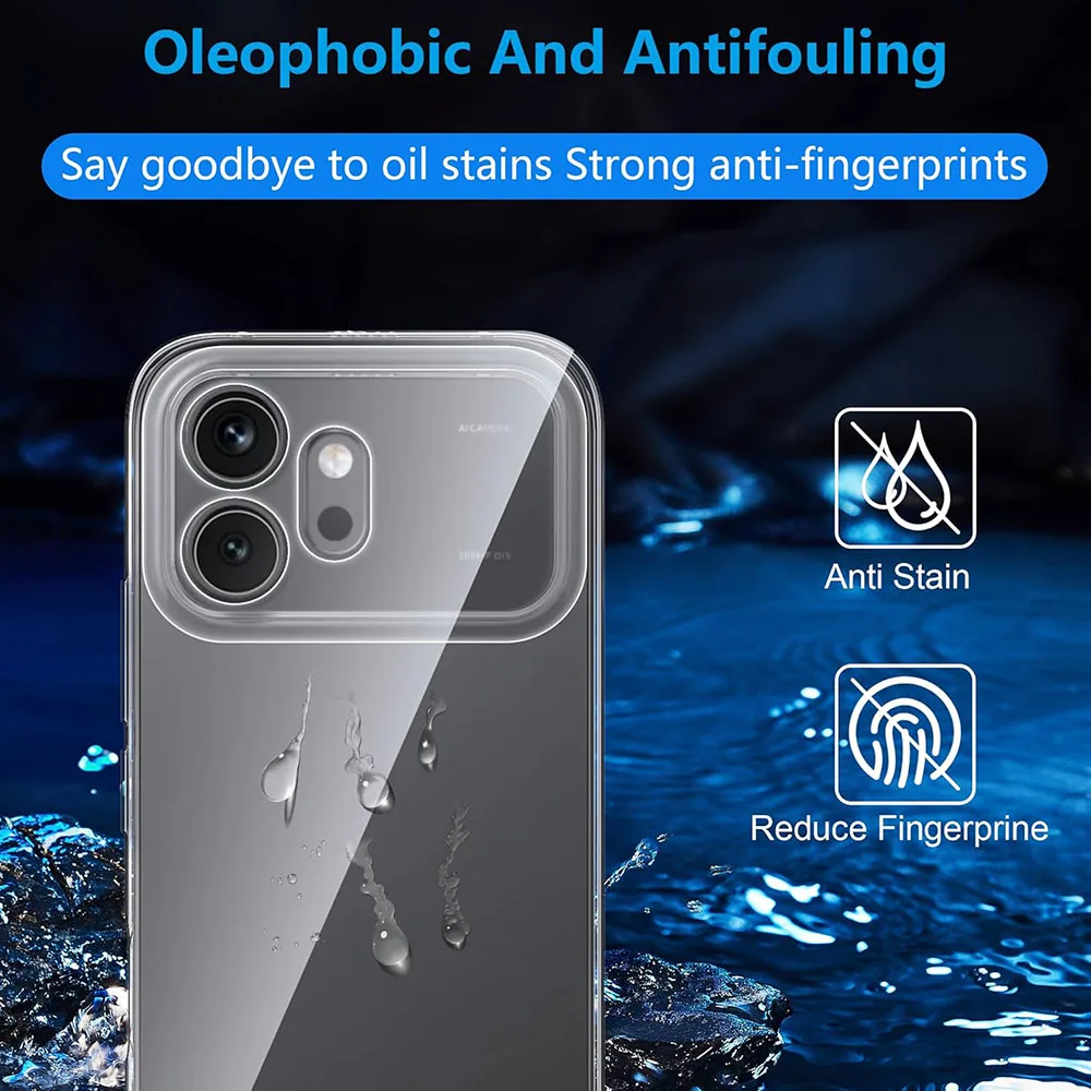 Ultra Thin Transparent Shockproof Silicone Case - Clear TPU Soft Shell Back Cover