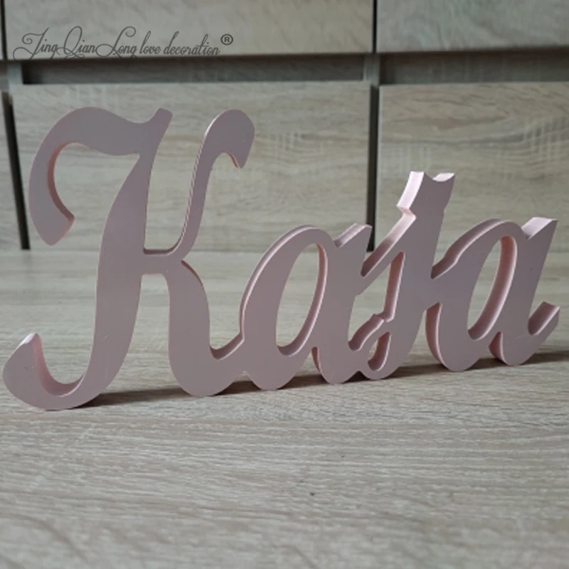 wood sign, Family letters, Family shelf decor, Wood cut out