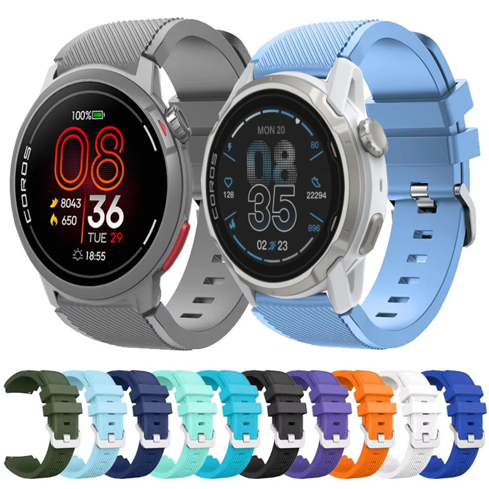 22mm Sport Silicone Watch Strap - Vibrant and Durable Watchband Accessory