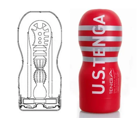 TENGA Male Real Vagina Masturbator Cup U.S. Large size Realistic Blowjob Pussy Sexy Vagina Pocket Stimulator adult Deep Throat