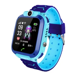 GPS LBS Tracking Kids Smart Watch BT Sim Card Android Children Phone Smartwatch Q12 pk T500 W26