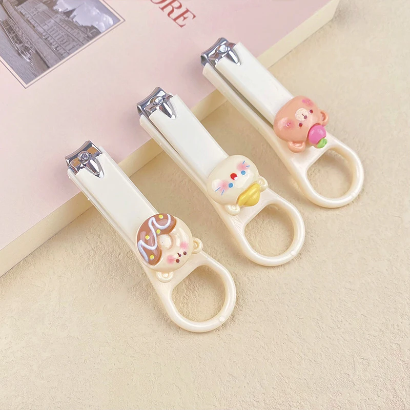 Cute Cartoon Nail Clippers Convenient Portable Student Home Nail Clippers Stainless Steel Manicure Tools