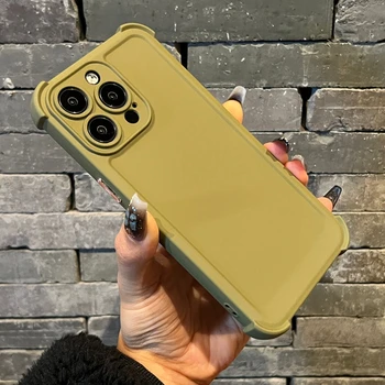 Luxury Soft Liquid Silicone Phone Case For iPhone 11 12 13 14 15 Pro Max Plus XS X XR Max Candy Shockproof Bumper Back Cover - Image 3
