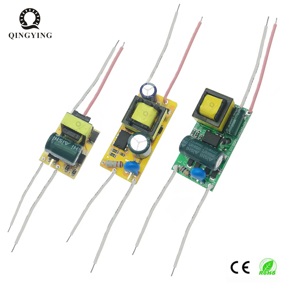 

LED Driver 300mA 1W 3W 5W 7W 12W 18W 20W 25W 36W 50W AC220V For LEDs Power Supply Lighting Transformers For LED Power Lights