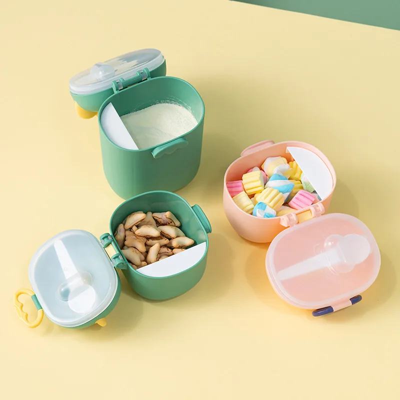 Protein Powder Travel Container Portable Milk Powder Storage Container With  Scoop Non-Spill Formula Storage Milk Powder Formula - AliExpress