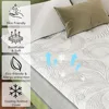 Full Size Mattress,Gel Memory Foam Mattress,Hybrid Full Mattress in a Box Individually Pocket Springs 4