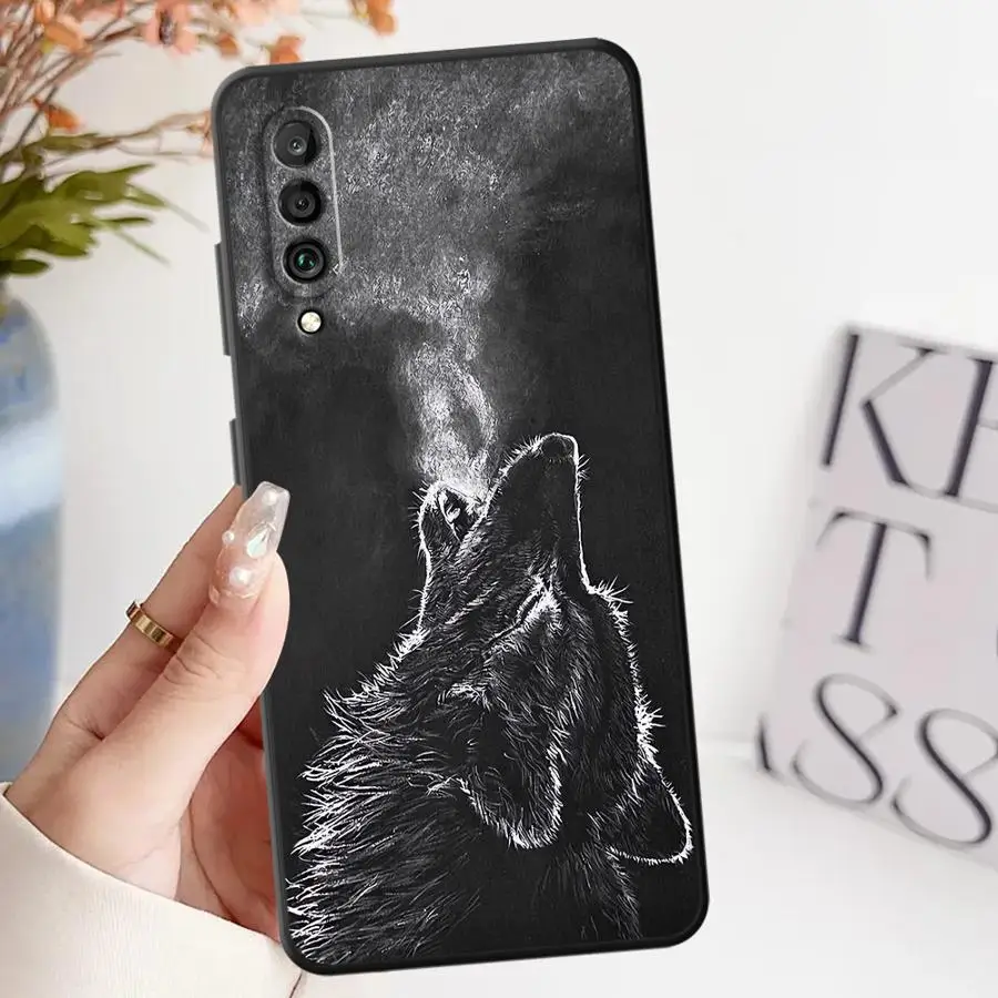 Enhanced Soft Shell Phone Case - Cool Wolf Design