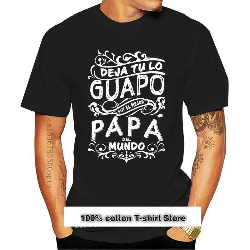 Camiseta Negra Para Hombre, Camisa De Papia Del Mundo Para Del Padre, De Algodon, Tamaino Grande, Deviida, Ajax, Nueva