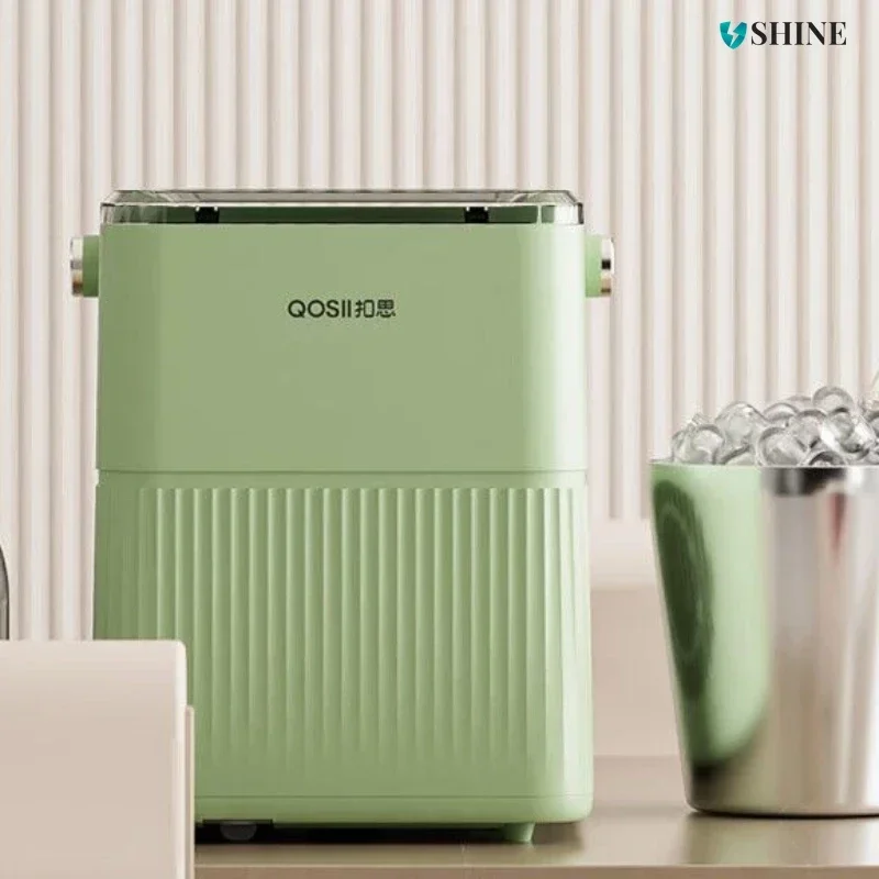 New Home & Dorm Ice Machine-Mini, Automatic. Round Ice Cube Maker. For Students & Commercial Use.
