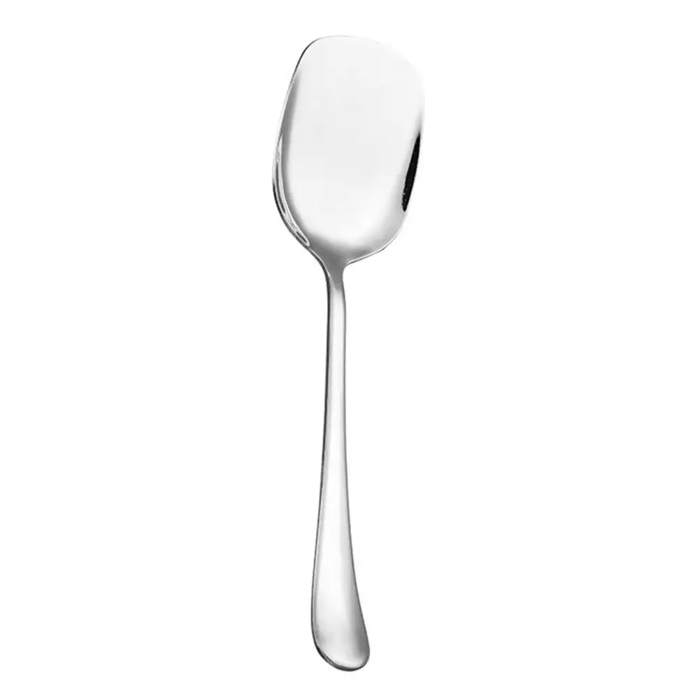 Big Spoon Large Capacity Soup Spoon Long Handle Ladling Multifunction Large Serving Household Cutlery serving spoon,dining spoon